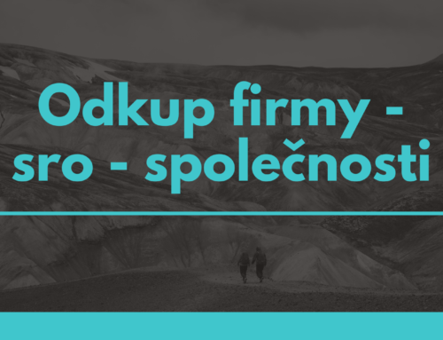 Odkup firmy – sro – společnosti